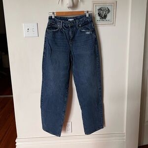 [good american] good 90’s blue jean trouser size 26